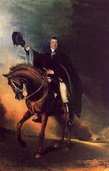  Sir Thomas Lawrence The Duke of Wellington Spain oil painting art